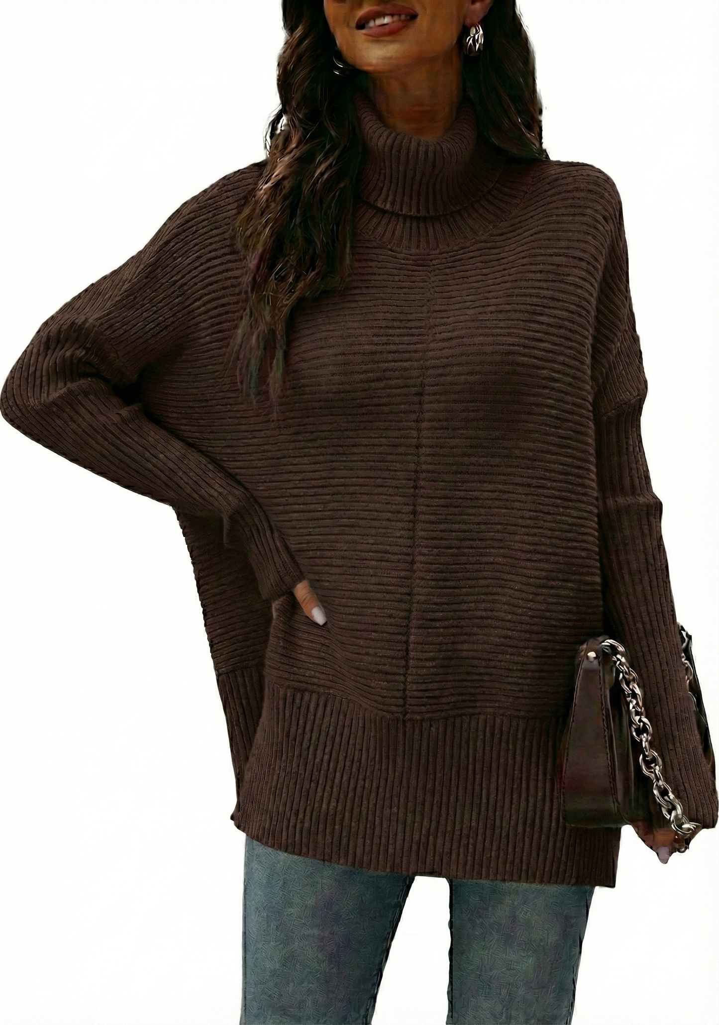 Le Col Roulé Sculptant : Maille Texturée