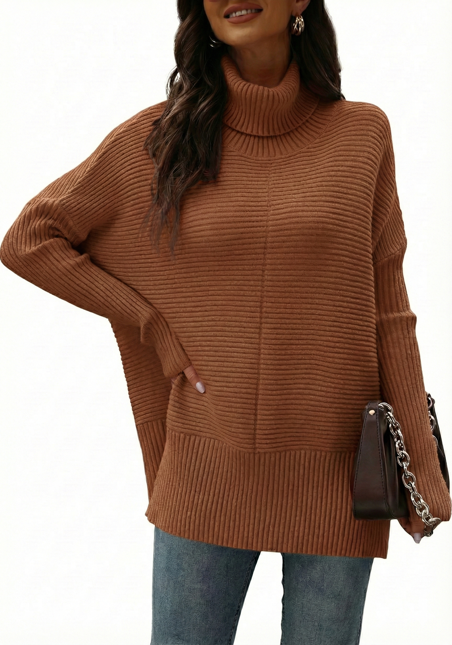 Le Col Roulé Sculptant : Maille Texturée